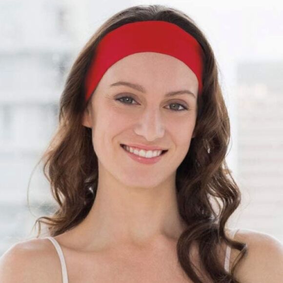 10 pc Headband Set Red - Picture 1 of 5